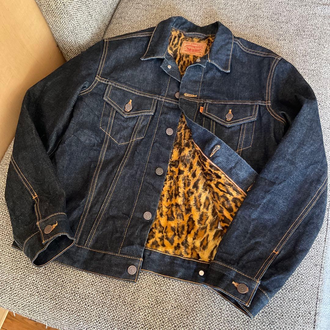 Y様　supreme × リーバイス　デニムジャケット　M　レオパード　米国製