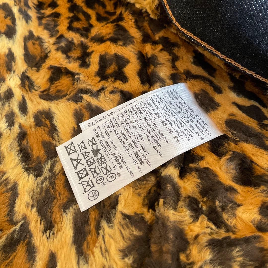 Y様　supreme × リーバイス　デニムジャケット　M　レオパード　米国製