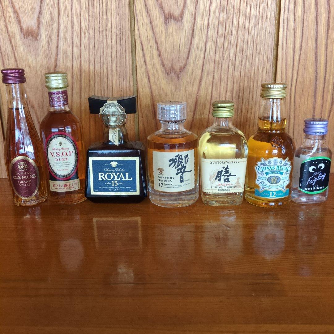 ウイスキー ミニボトル7本セット　響