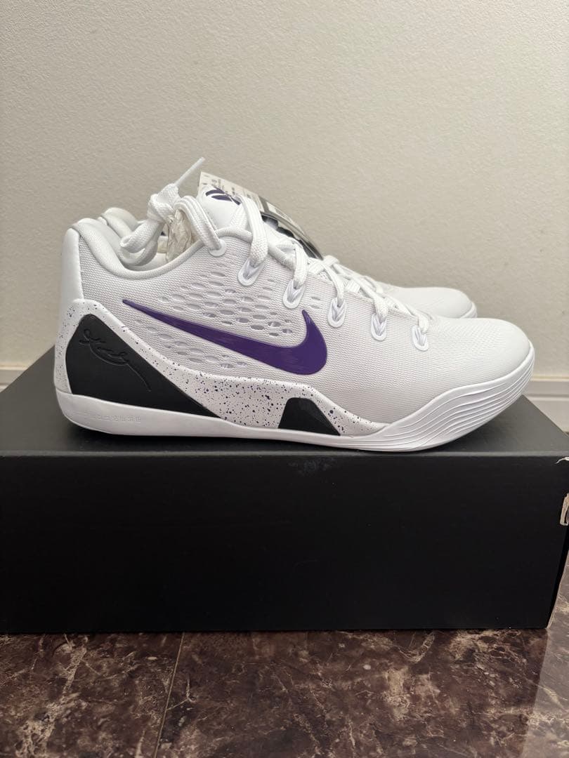 Nike Kobe シューズ 25ホワイト/パープル PROTRO コービー9