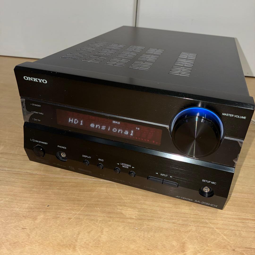 【美品】ONKYO SA-205HDX AVセンター AVアンプリモコン付属