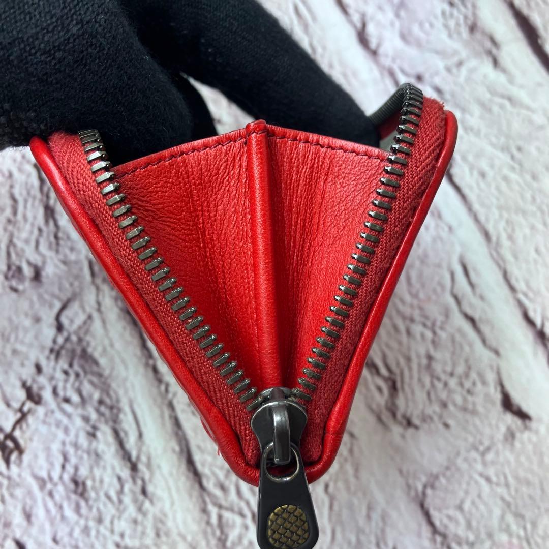 ボッテガヴェネタ イントレチャート ラウンドジップ ケース カードケース