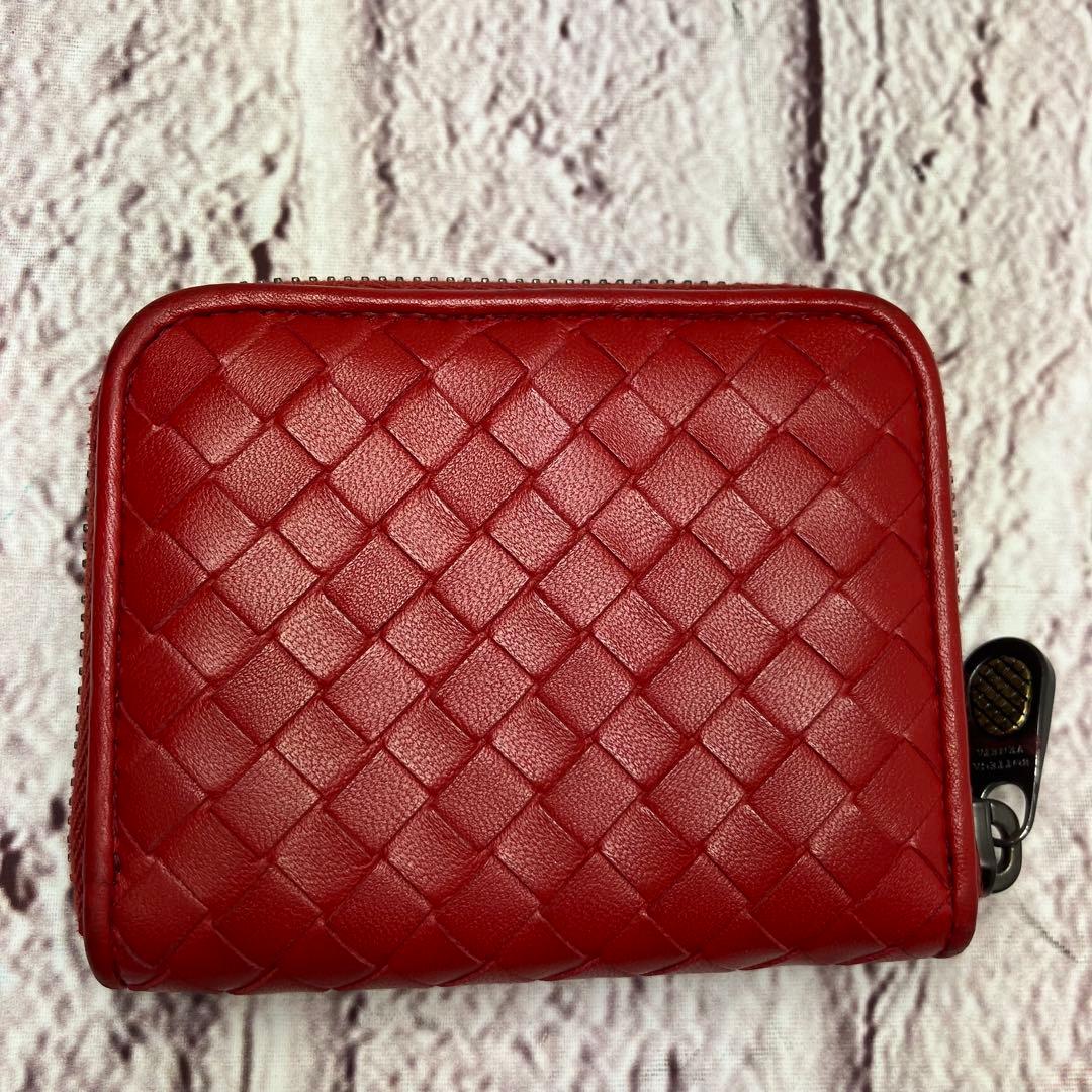 ボッテガヴェネタ イントレチャート ラウンドジップ ケース カードケース