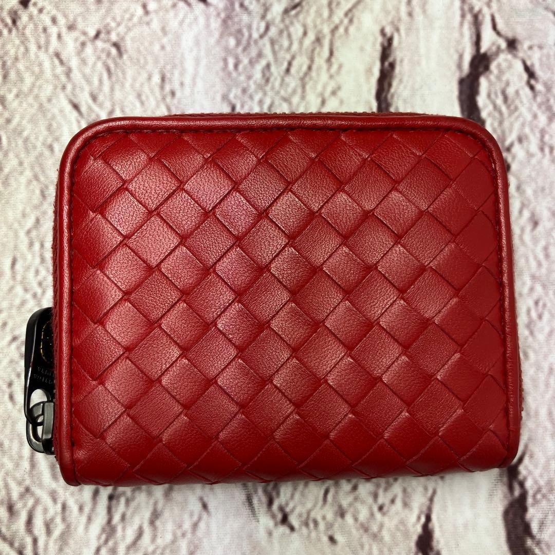 ボッテガヴェネタ イントレチャート ラウンドジップ ケース カードケース