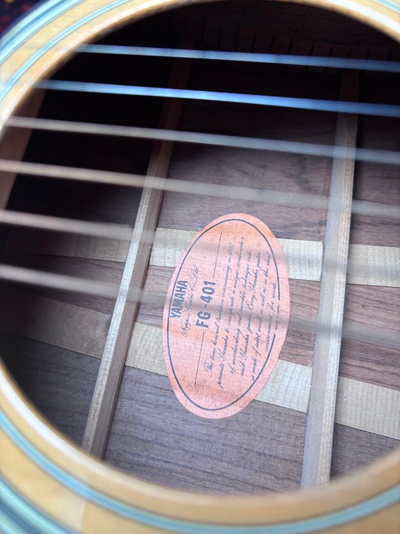 Yamaha FG-401 オレンジラベル　アコースティックギター ハードケース