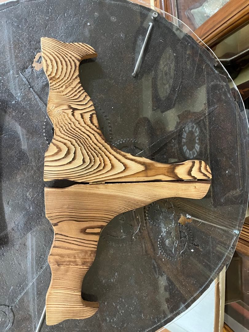 屋久杉　松竹梅の扇