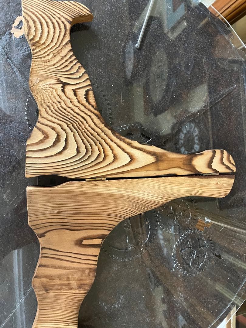 屋久杉　松竹梅の扇