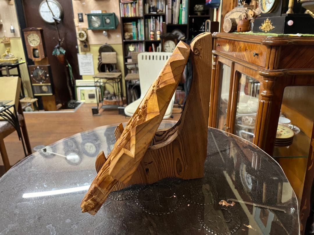 屋久杉　松竹梅の扇