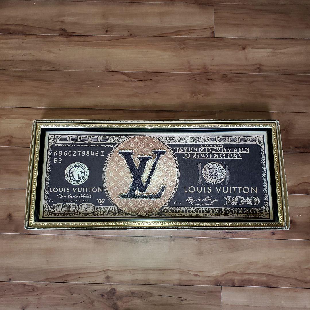 せ*ち様 ルイ・ヴィトン 100ドル札 インテリアアート