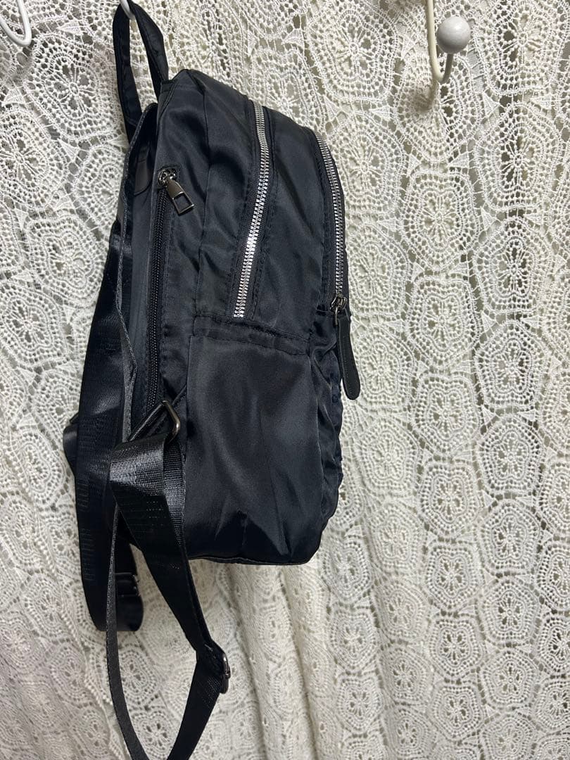 50830A ミナペルホネンハーフハンドメイドリュック　 ミニポーチ付き