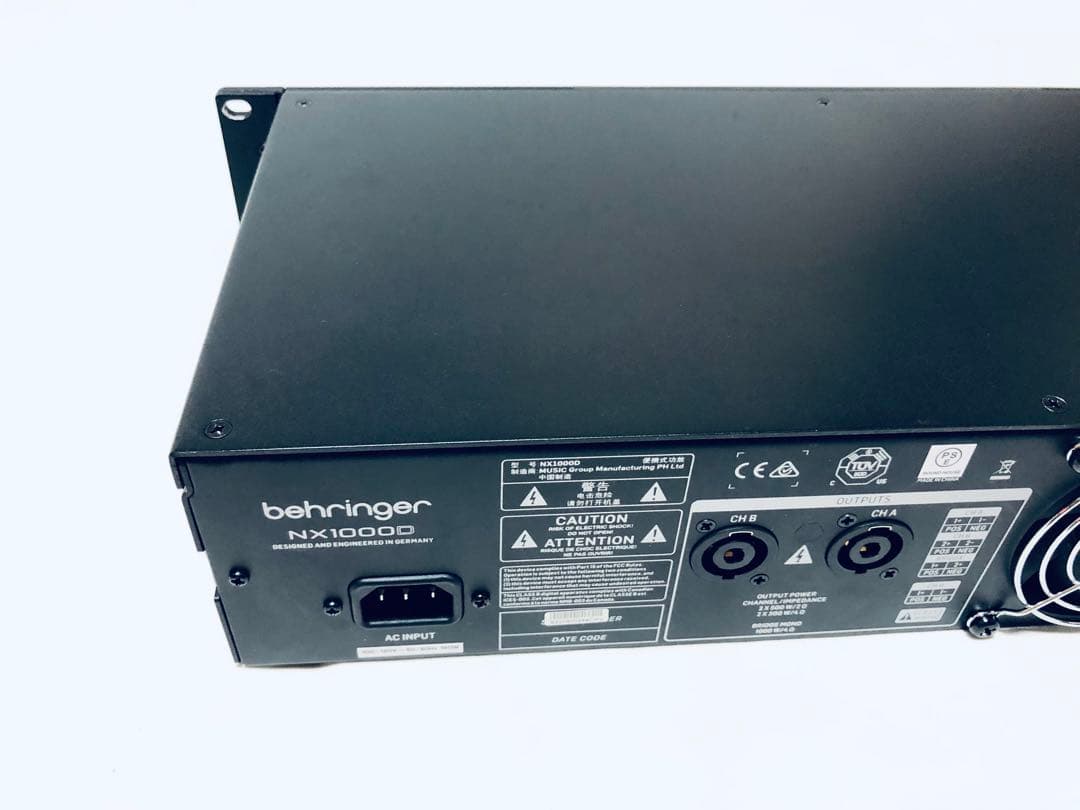 Berlinger nx1000d パワーアンプ ベリンガー 動作良好