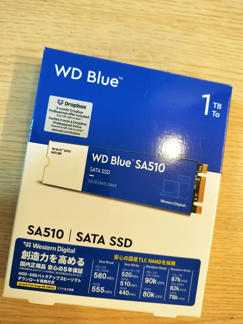 内蔵型SSD WD Blue SA510 1TB SATA SSD