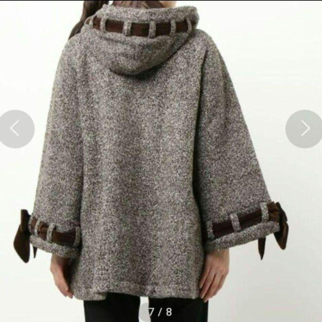 ピンクハウス プードルボアコート ブラウン