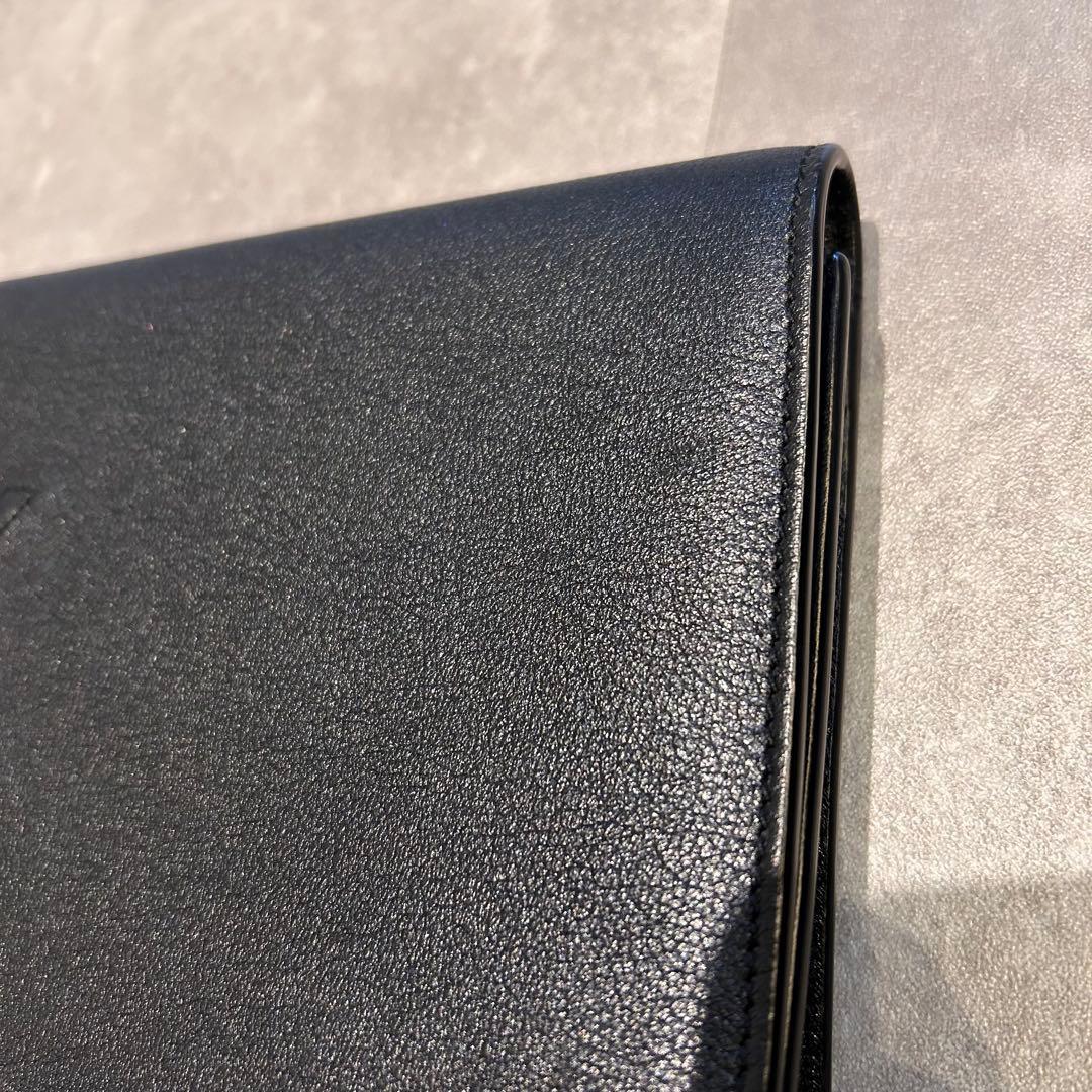 【超美品】イブサンローラン　カサンドラ　クラッチバッグ　ブラック