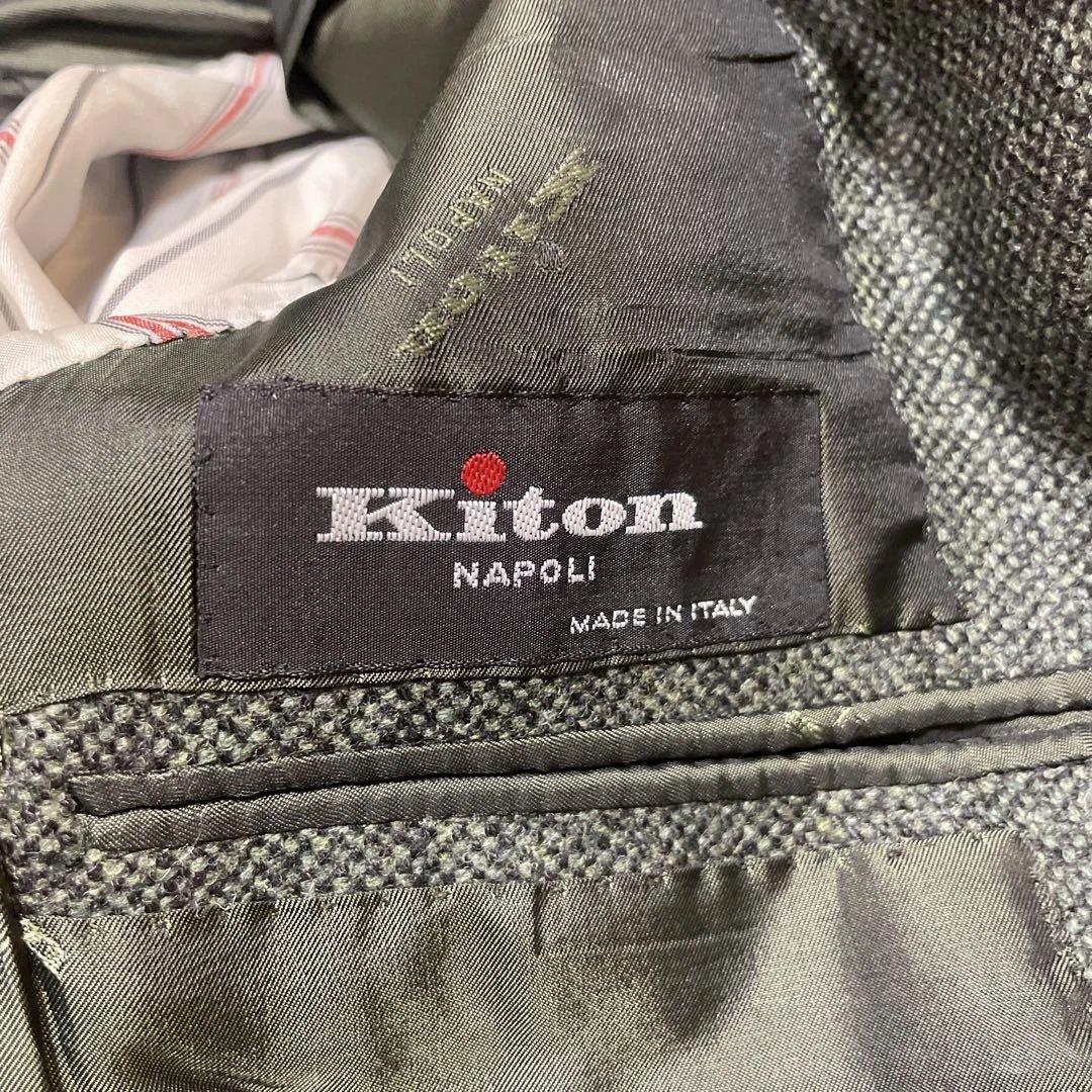 Kiton Napoli テーラードジャケット グリーン