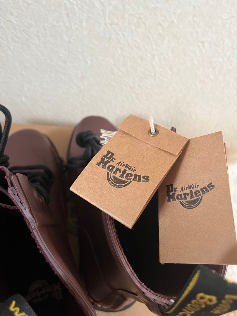 【新品未使用タグ付】廃盤ドクターマーチンレインブーツチェリーレッド　UK6