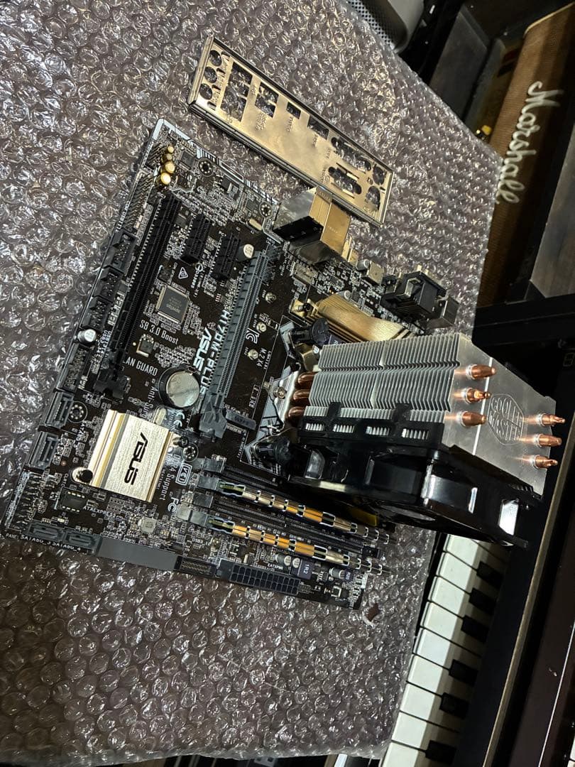 ASUS H170M-PLUS / i5-6600+16GB（OS認証+パネル）