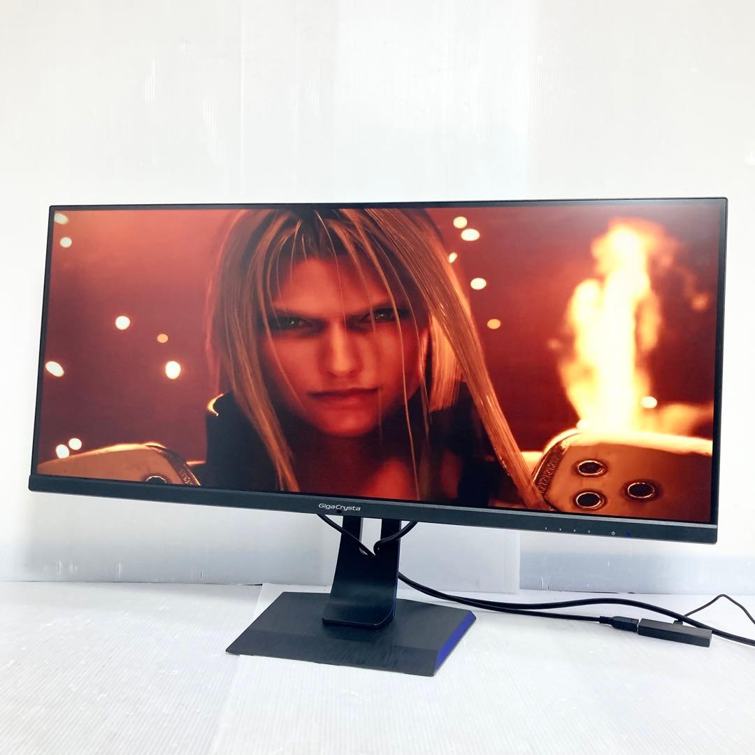 美品 アイオーデータ機器 ゲーミングモニター GigaCrysta 34型