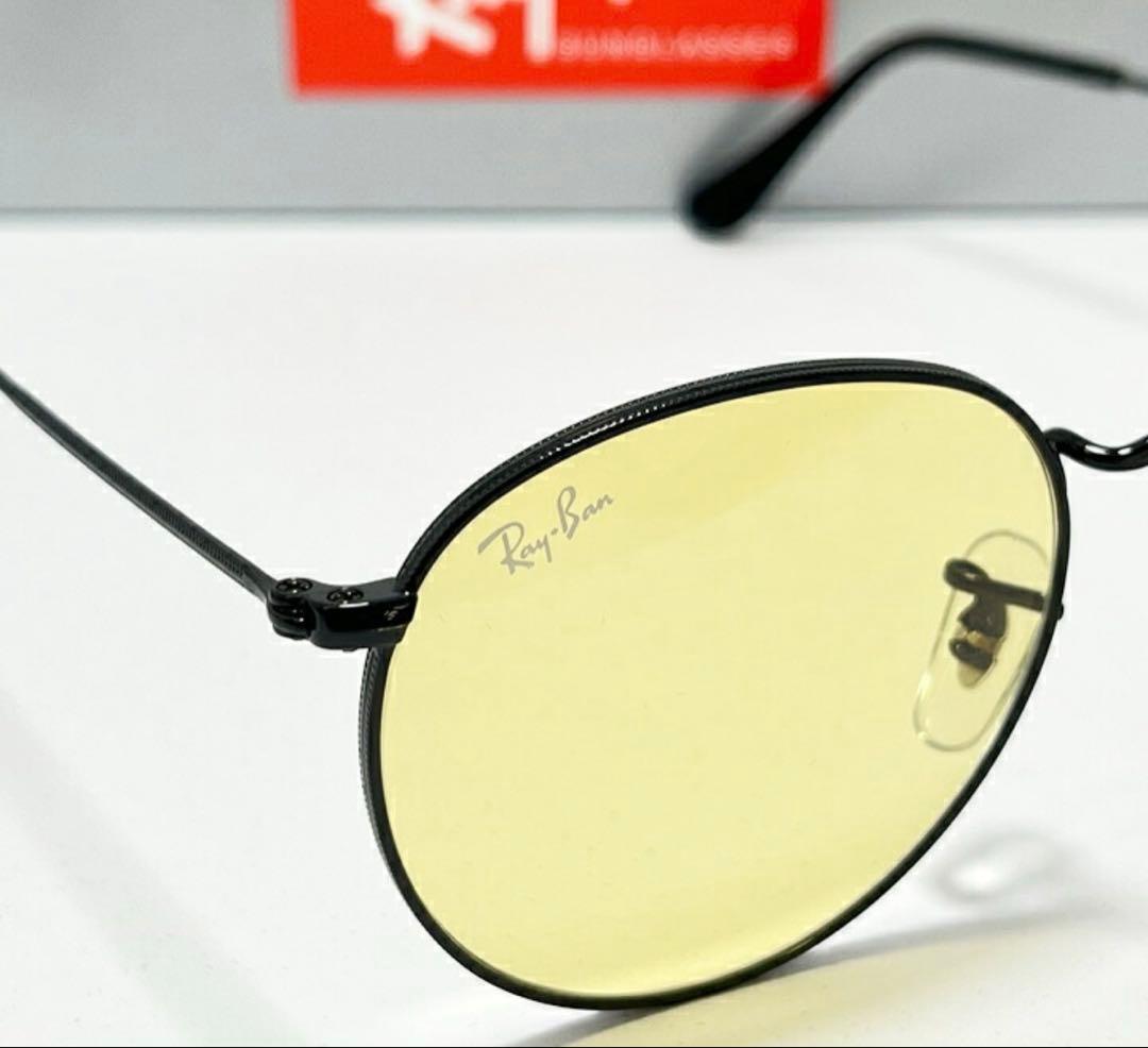 Ray-Ban ラウンドメタル　イエロー