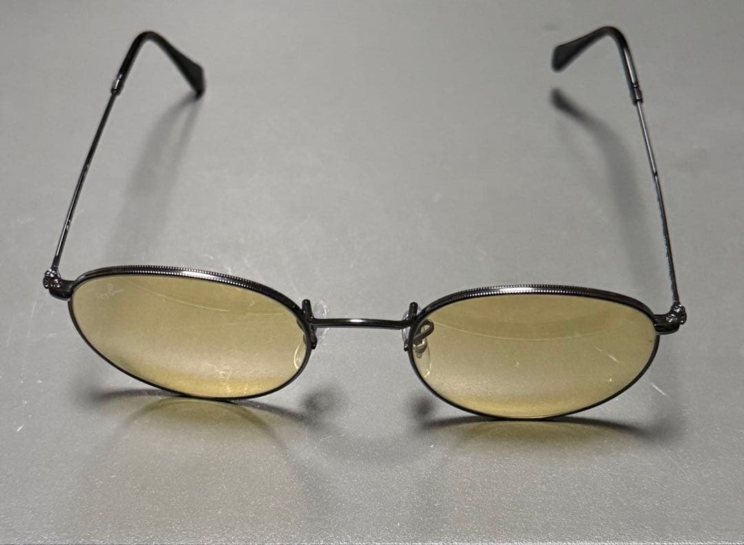 Ray-Ban ラウンドメタル　イエロー