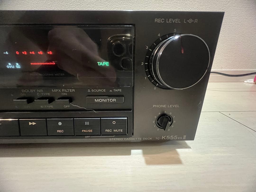 SONY カセットデッキ オーディオ機器　TC-K555ES2 完全ジャンク