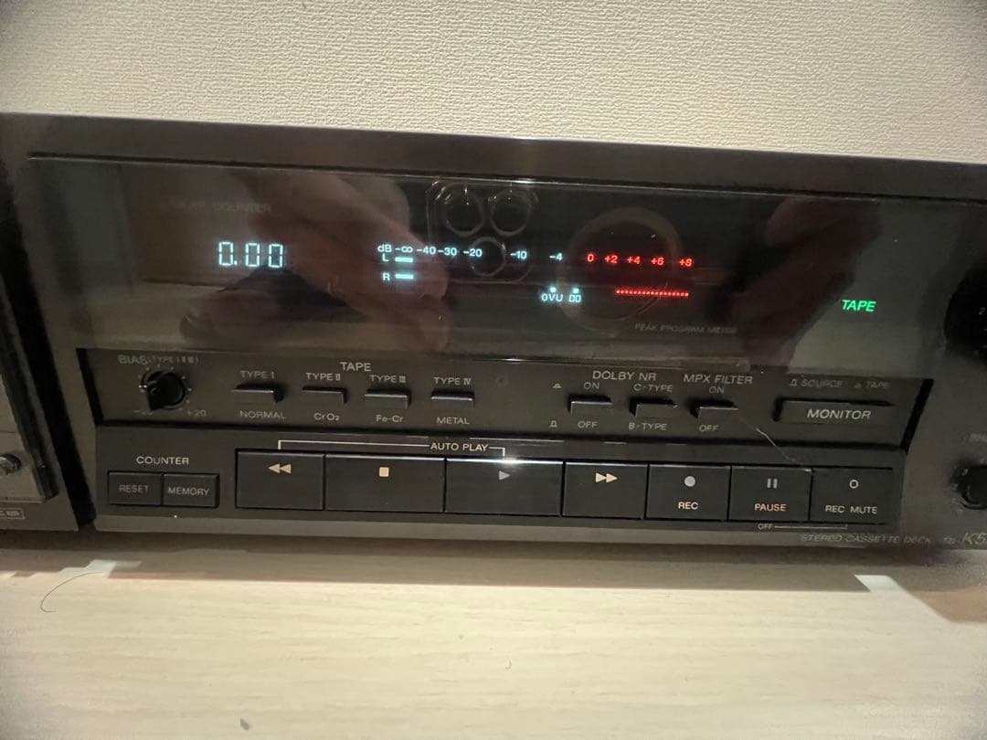 SONY カセットデッキ オーディオ機器　TC-K555ES2 完全ジャンク