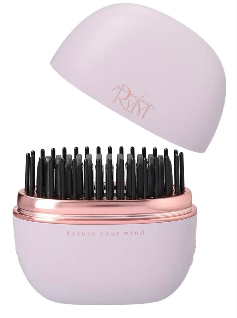 RYM ポータブル コードレス ヘアアイロン ライトパープル