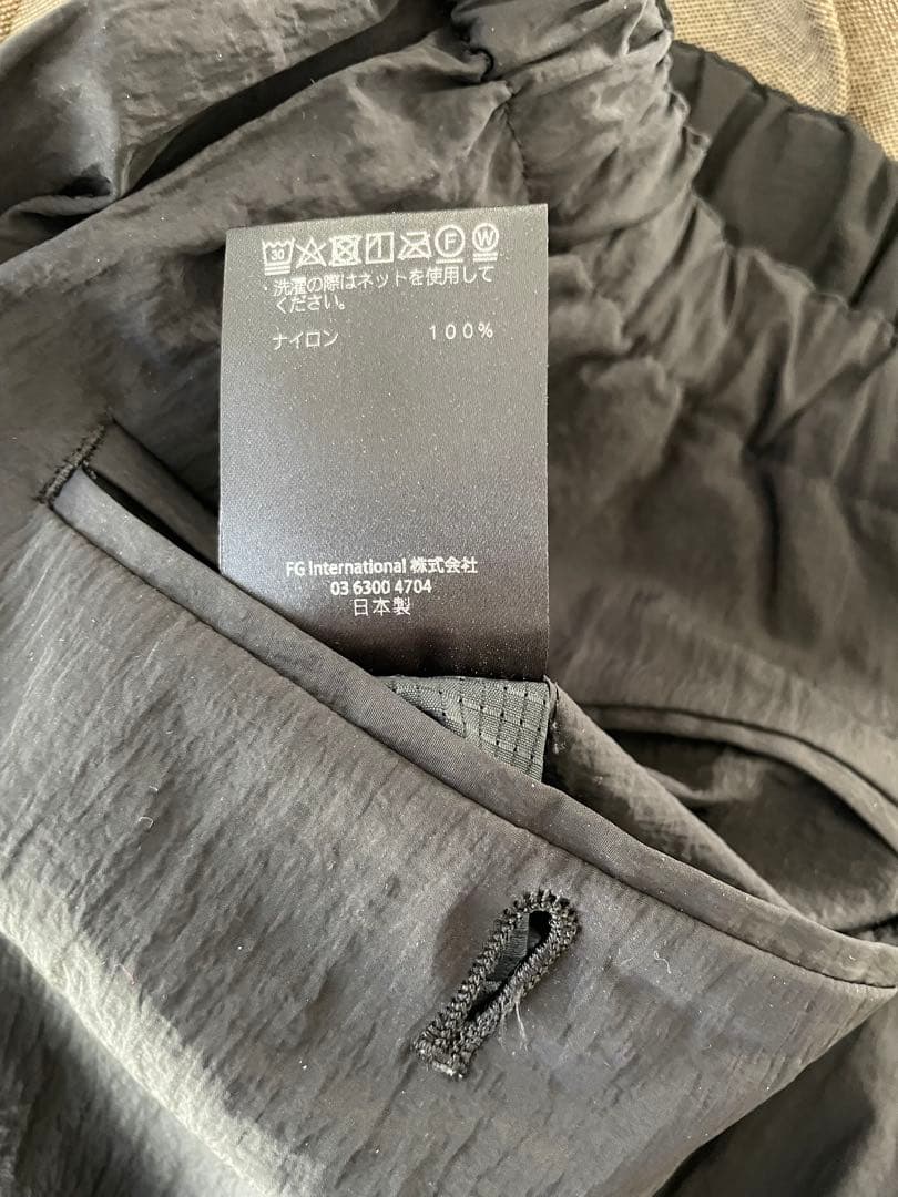 FUMITO GANRYU 黒　サルエルパンツ