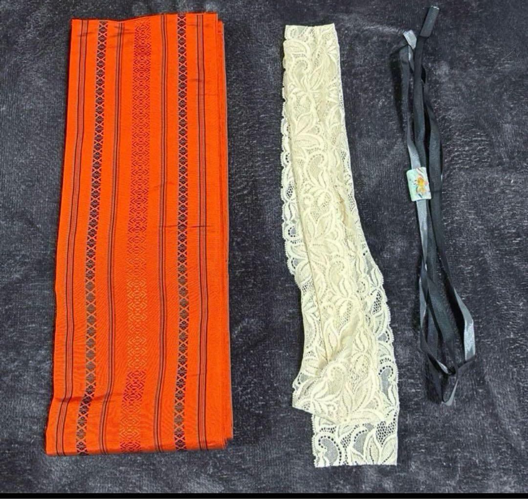 有松鳴海絞りフルセット5点 高級浴衣+半幅帯+帯締め+帯揚げ+帯留め