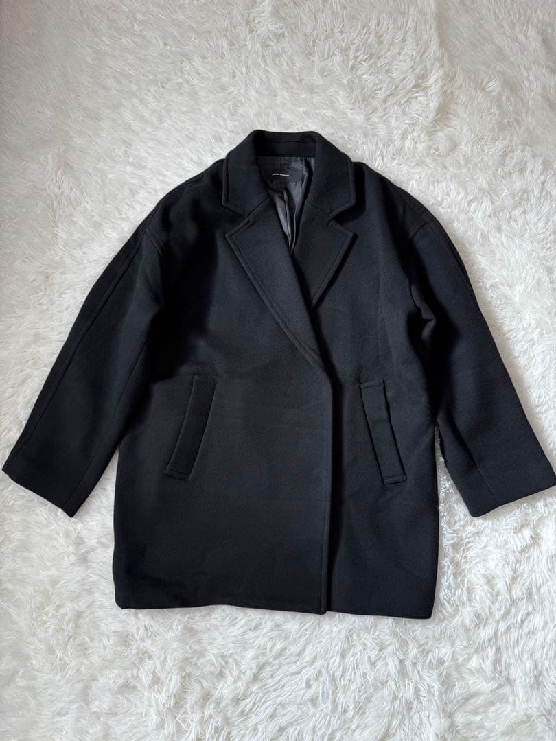 JOURNAL STANDARD スーパー140ビーバーテーラーコート　黒　38