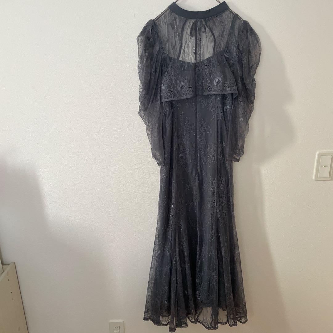 Dorry Doll　ドリードール　 ボレロレイヤーレースドレス　ブルー　S