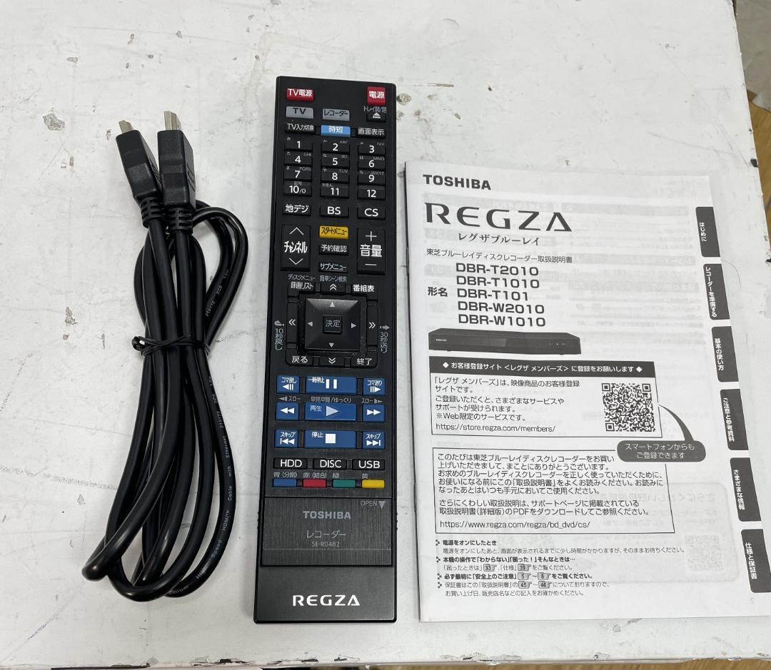 Y♢490 東芝 ブルーレイレコーダー　DBR-T2010 DBR-T2010