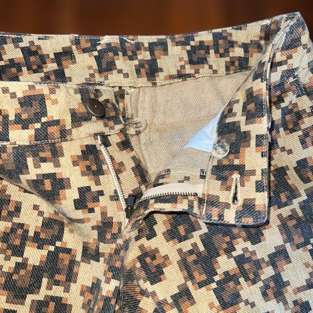 希少　beauty:beastデジタルヒョウ柄パンツ