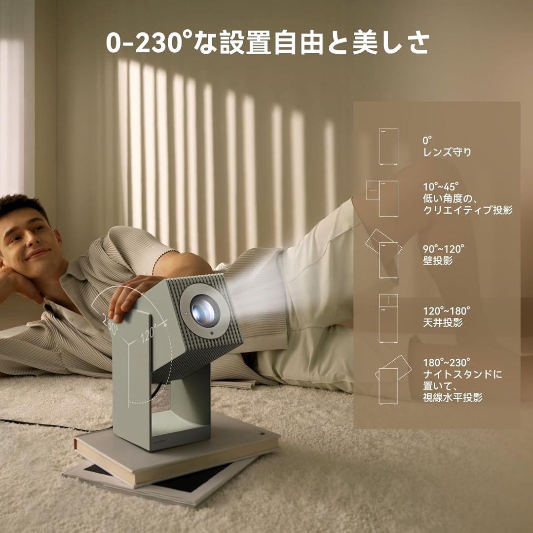 Wanbo Cube 2 Pro プロジェクター短焦点　Android TV搭載