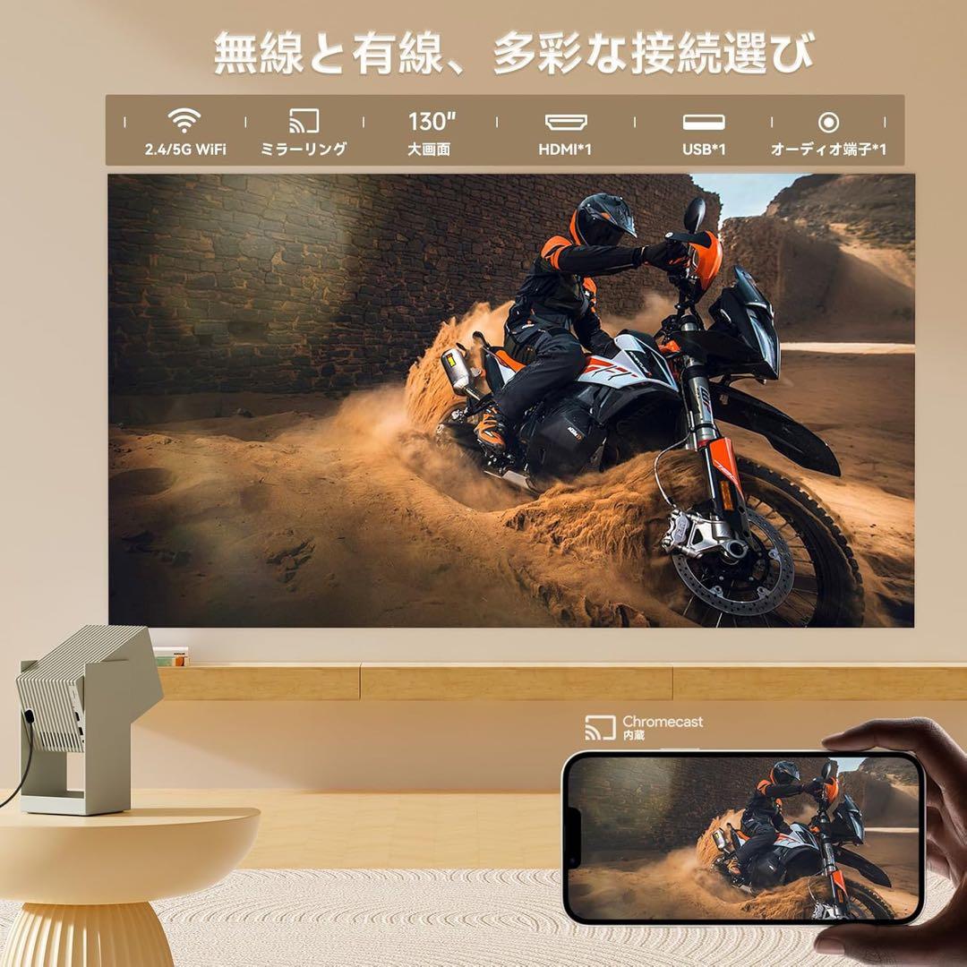 Wanbo Cube 2 Pro プロジェクター短焦点　Android TV搭載