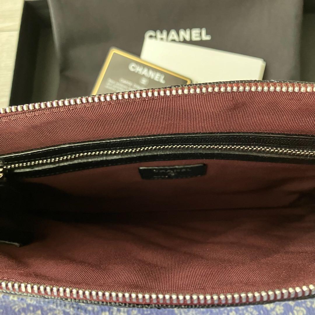 【新品・未使用】CHANEL クラシック ジップ ポーチ クラッチバッグ