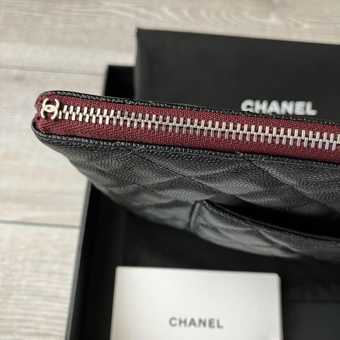 【新品・未使用】CHANEL クラシック ジップ ポーチ クラッチバッグ