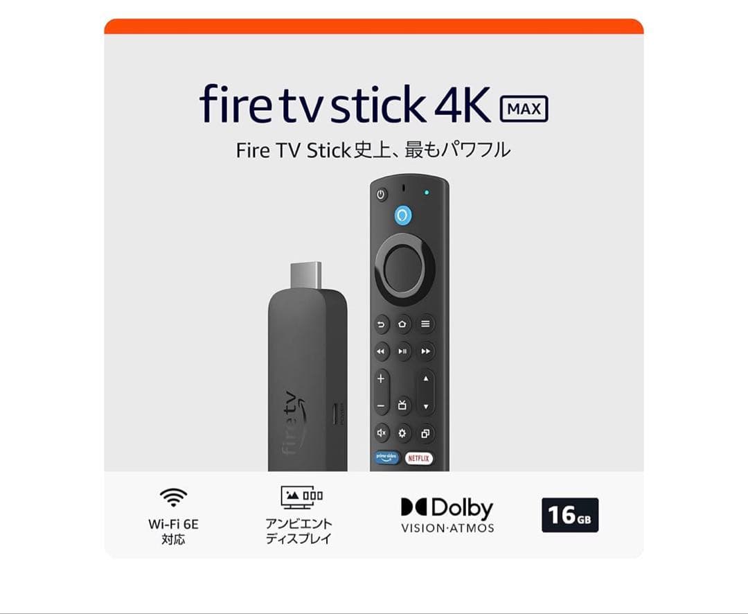 【新品】Amazon Fire TV Stick 4K Max Amazon