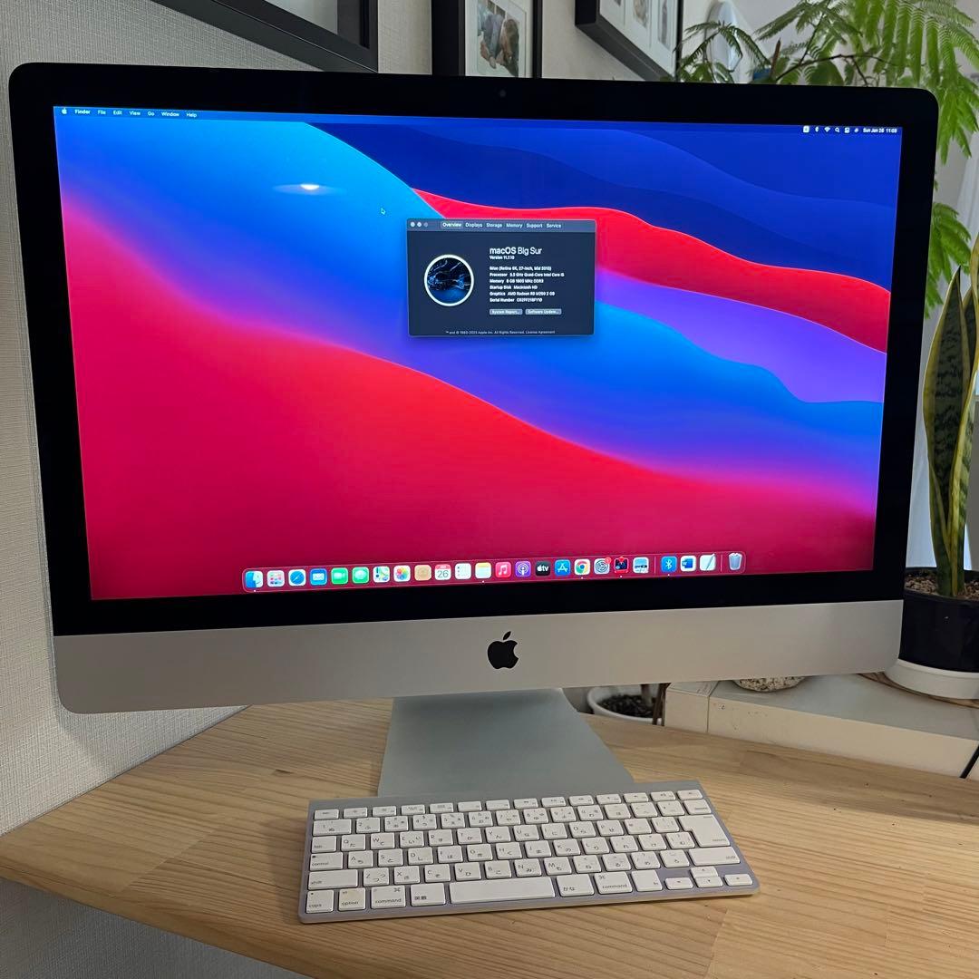 iMac (Retina 5K, 27-inch, Mid 2015)27インチ