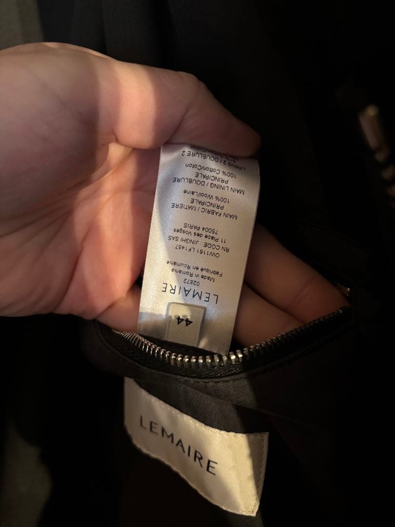 1/9 出品削除 25aw Lemaire SOFT FIELD JACKET