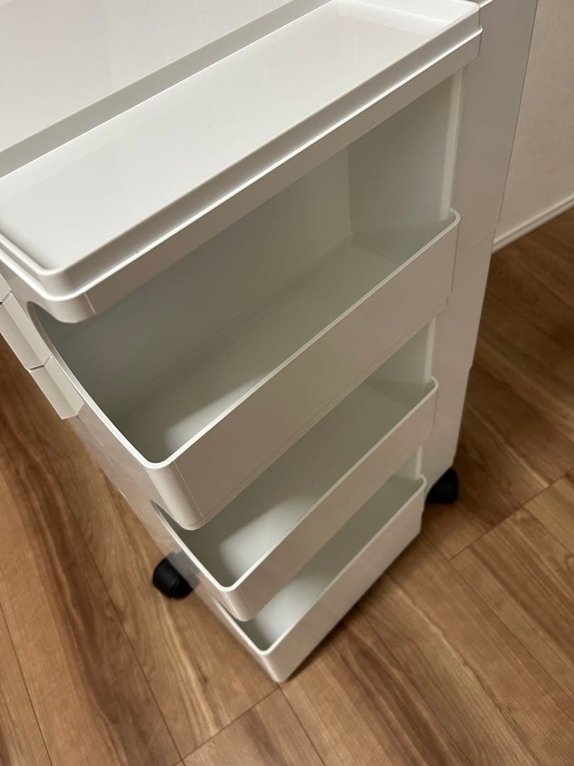 Boby Wagon ボビーワゴン 3段3トレイ ホワイト B-LINE