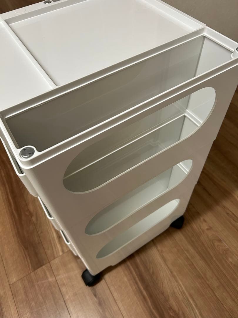 Boby Wagon ボビーワゴン 3段3トレイ ホワイト B-LINE