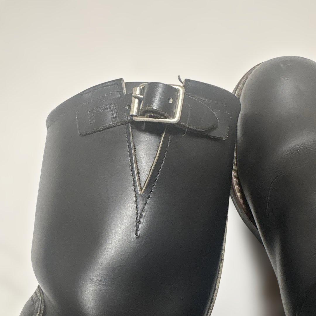 h*e様 美品　レッドウイング　RED WING ブラック エンジニアブーツ バ