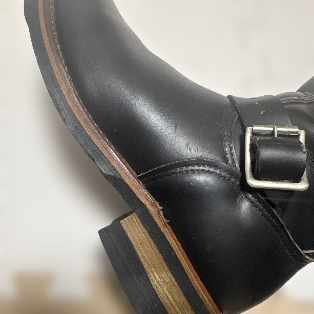 h*e様 美品　レッドウイング　RED WING ブラック エンジニアブーツ バ