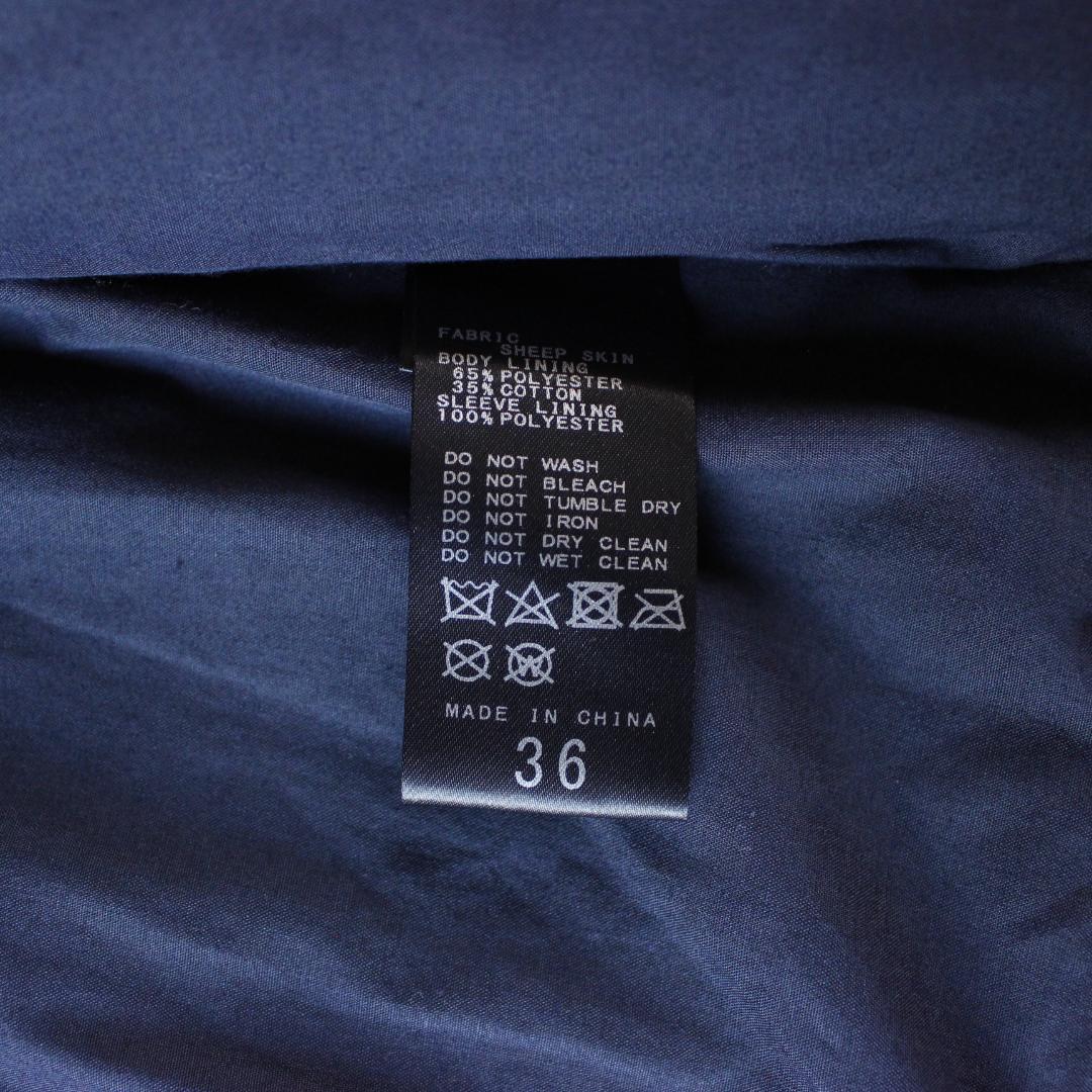 NOBLE ソフトラムレザージャケット Sサイズ ブラック シングルライダース