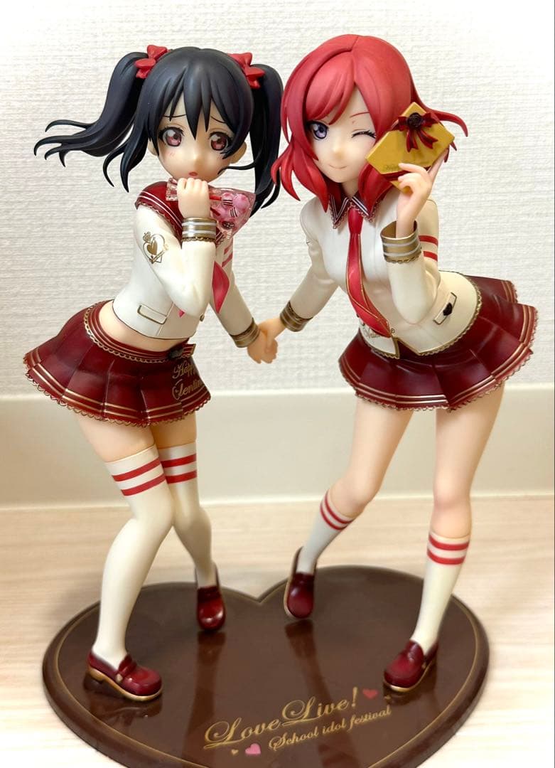 ラブライブ！スクフェス 矢澤にこ＆西木野真姫 バレンタイン編 フィギュア