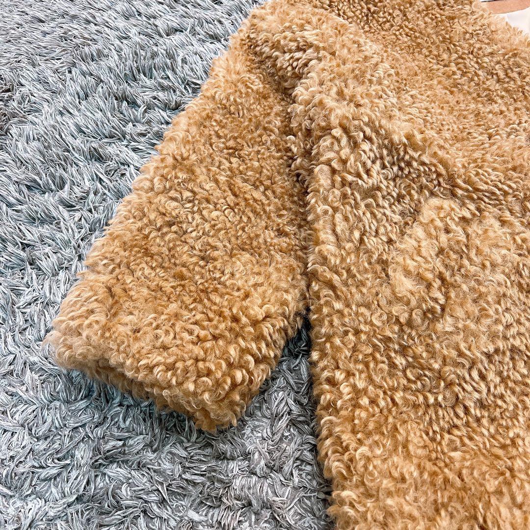 美品希少✨Sea Room Lynn TEDDY ファー ノーカラー ジャケット