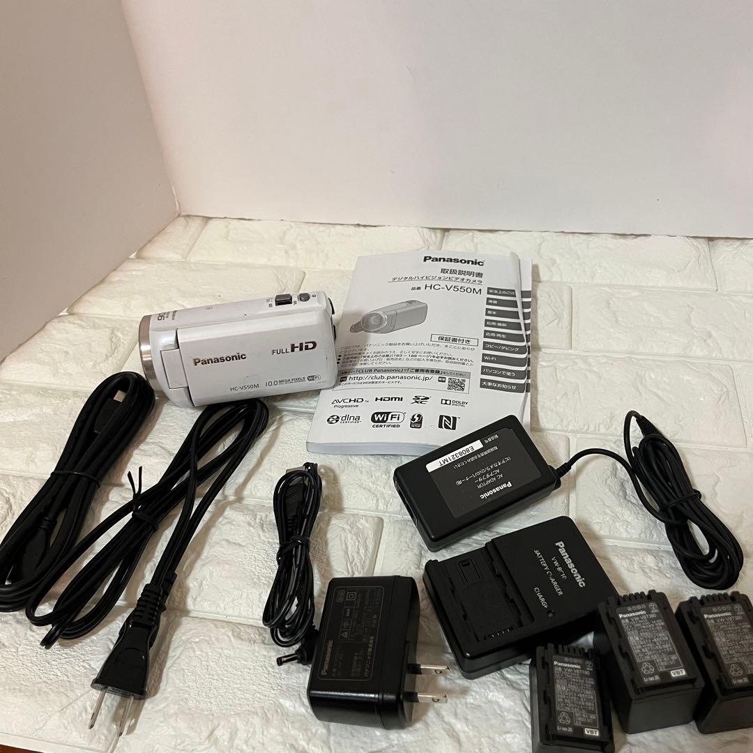 【付属品多数】Panasonic ビデオカメラ HC-V550M +その他
