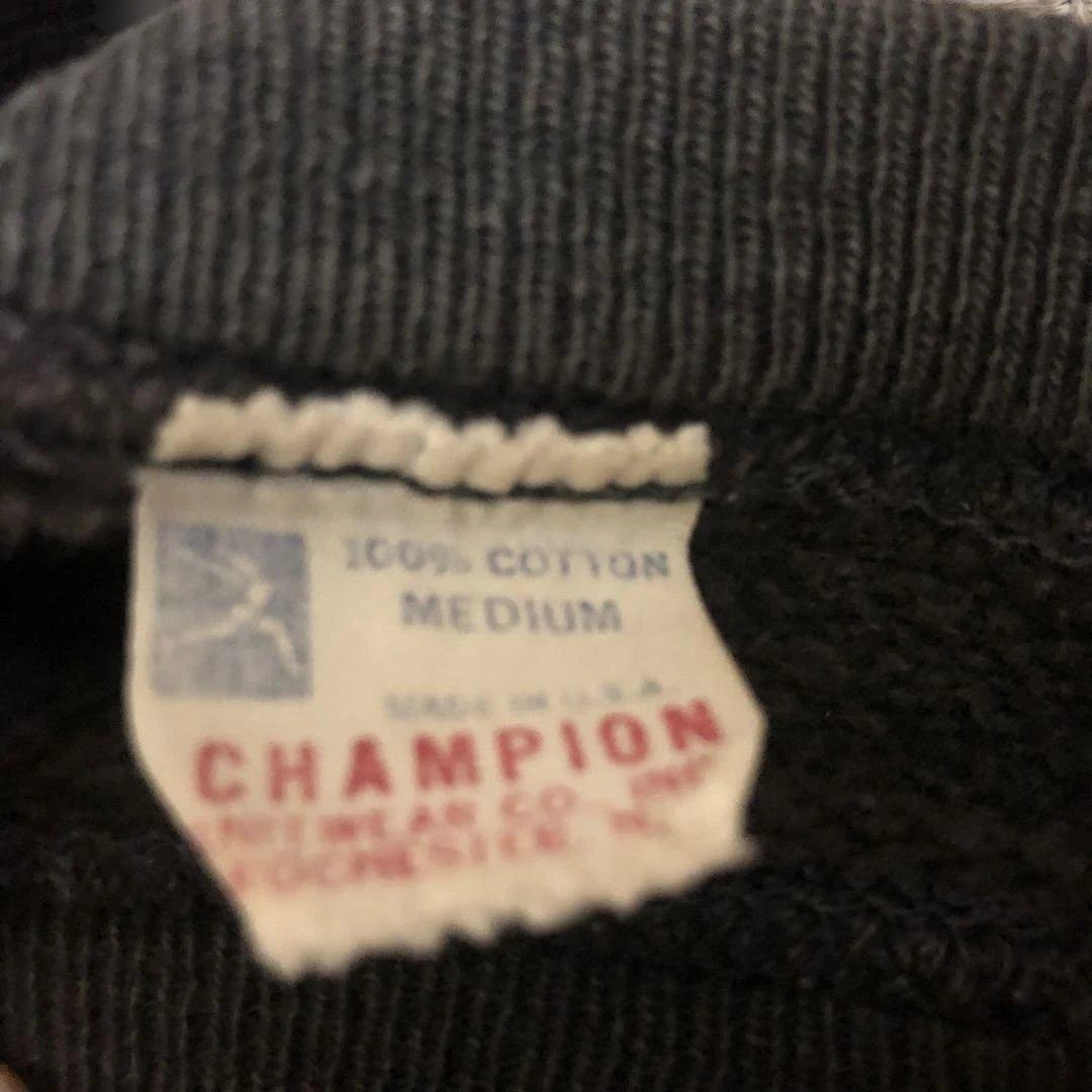 ほ*ん様 Champion 1960sブラックショートスリーブ　スウェット M