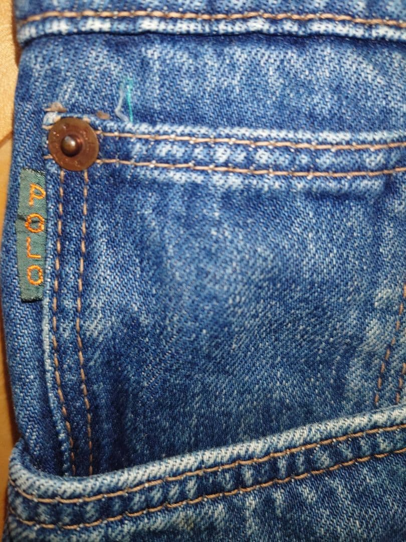 正規 希少ビンテージ ラルフローレン デニムPolo RALPHLAUREN濃紺